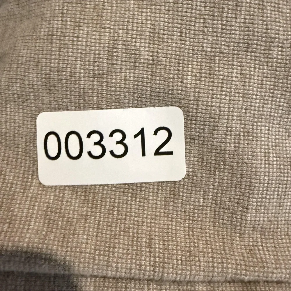 Banana Republic Sweater Mens XL Gray 1/4 Zip Mock Neck‎ Cotton Knit Pullover